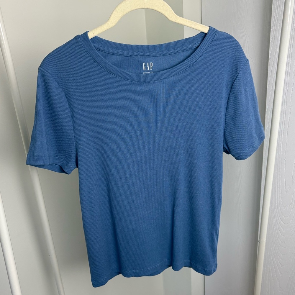 GAP Modern Tee in Slate Blue